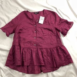 NWT Madewell top size medium